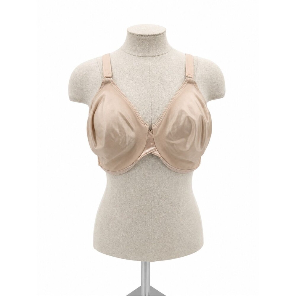 Bali Underwire Full Coverage Bra Nude Beige Size 40D Classic